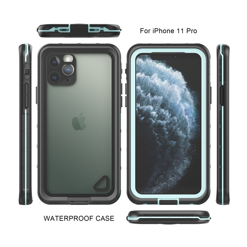 Αδιάβροχο κελί καλύτερο iphone 11 pro περίπτωση αδιάβροχο lifeproof αδιάβροχο iphone 11 υπέρ (μπλε) με διαφανές πίσω κάλυμμα