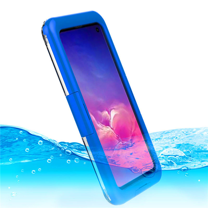 Υποβρύχιο τηλέφωνο τηλέφωνο καλύτερη περίπτωση απόδειξη υπόθεση τηλέφωνο για Samsung S10 (μπλε)