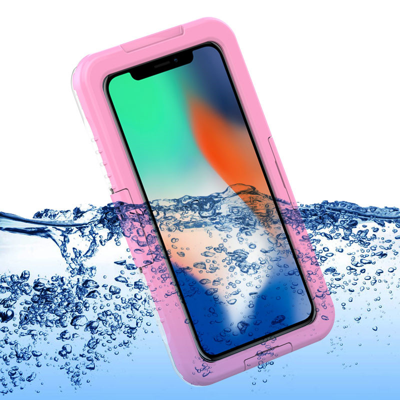 Καλή αδιάβροχη θήκη ξηρού σάκου για το iphone XS Max κινητή τηλεφωνία σε σακούλα (ροζ)